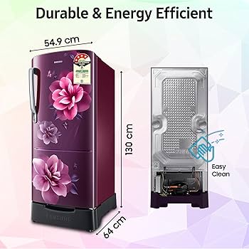Samsung 183 L Direct Cool Single Door 4 Star Refrigerator with Base Drawer with Digital Inverter