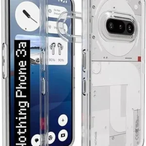 Back Cover for Nothing Phone 3A  (Transparent, Grip Case, Silicon, Pack of: 1)