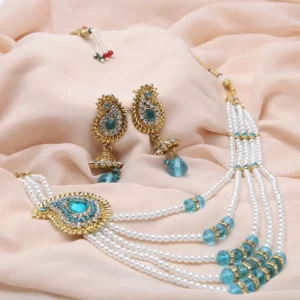 Alloy Gold-plated Multicolor Jewel Set  (Pack of 1)
