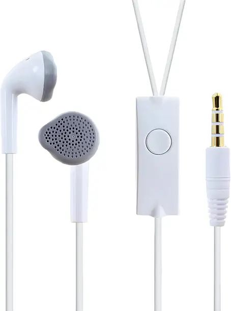 NEXWARP Original EHS61 Deep Bass with Sound Cancellation Wired  (White, In the Ear)
